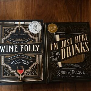 Wine Folly and I'm Just Here for the Drinks Books